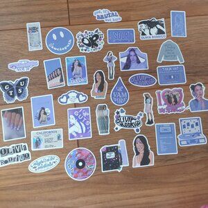 Lot Of Olivia Rodrigo Stickers